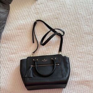 Kate Spade Black Satchel with Tassel